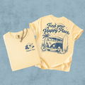 Happier Here "Find Your Happy Place" Tee