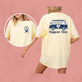 Happier Here Coastal Van Tee-Butter