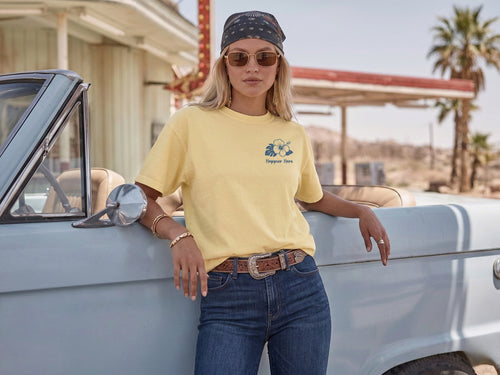 Happier Here "Find Your Happy Place" Tee